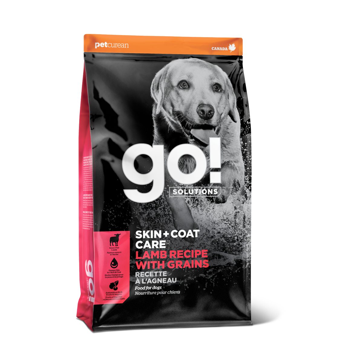 Go! Skin + Coat Receta De Cordero Para Perros 1.6Kg