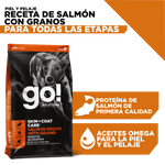Go! Skin + Coat Receta De Salmón Para Perros 1.6Kg