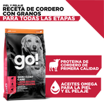 Go! Skin + Coat Receta De Cordero Para Perros 1.6Kg