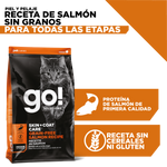 Go! Skin + Coat Receta De Salmón Para Gatos 1.4Kg