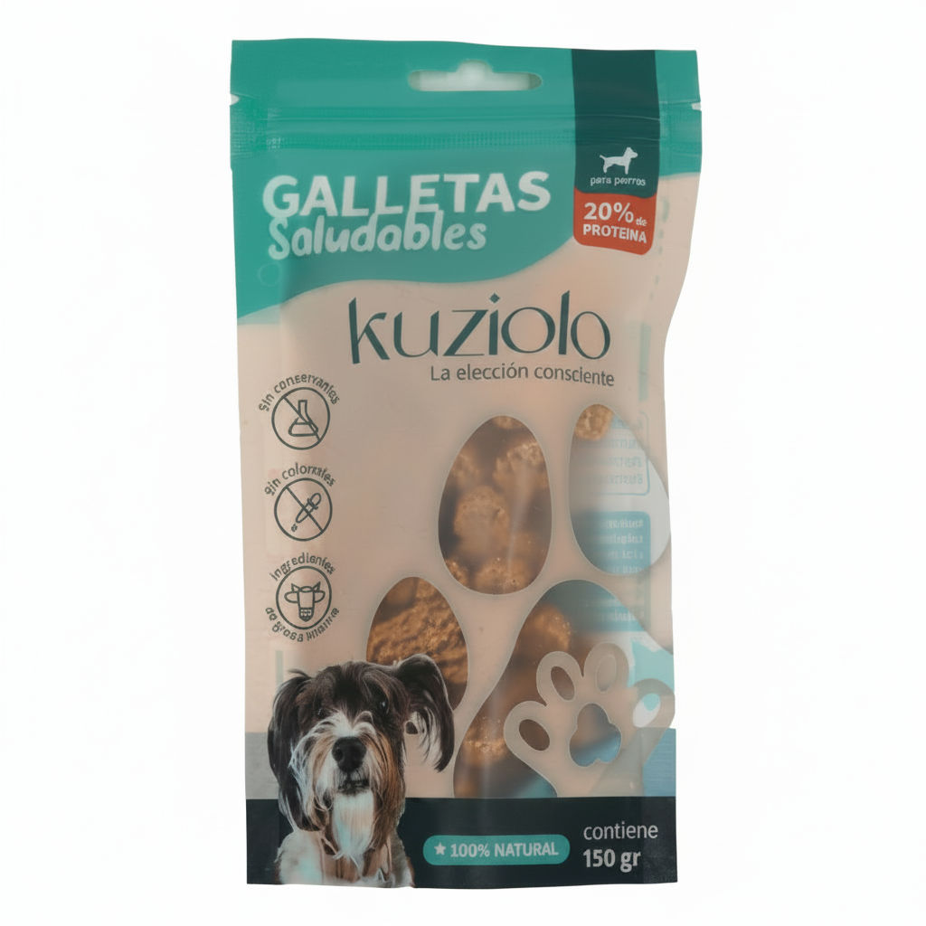 Galletas Saludables para Perros Kuziolo 50 g y 150 g