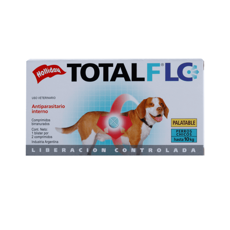 Antiparasitario Interno Total FLC Perro Pequeño (Hasta 10 Kg) 2 Tabletas