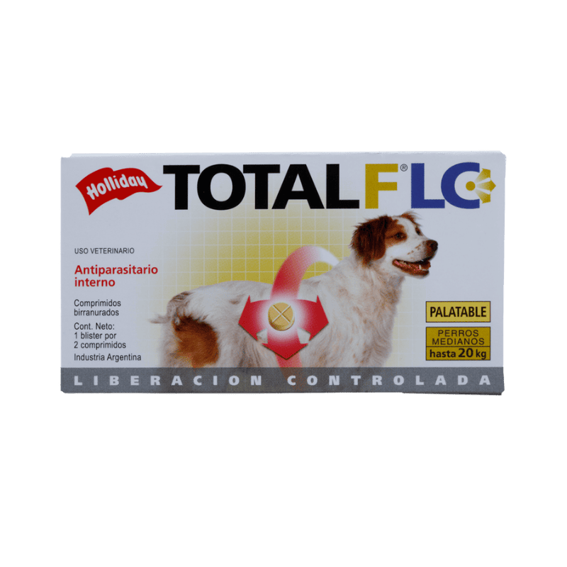 Antiparasitario Interno Total FLC Perro Pequeño (Hasta 10 Kg) 2 Tabletas