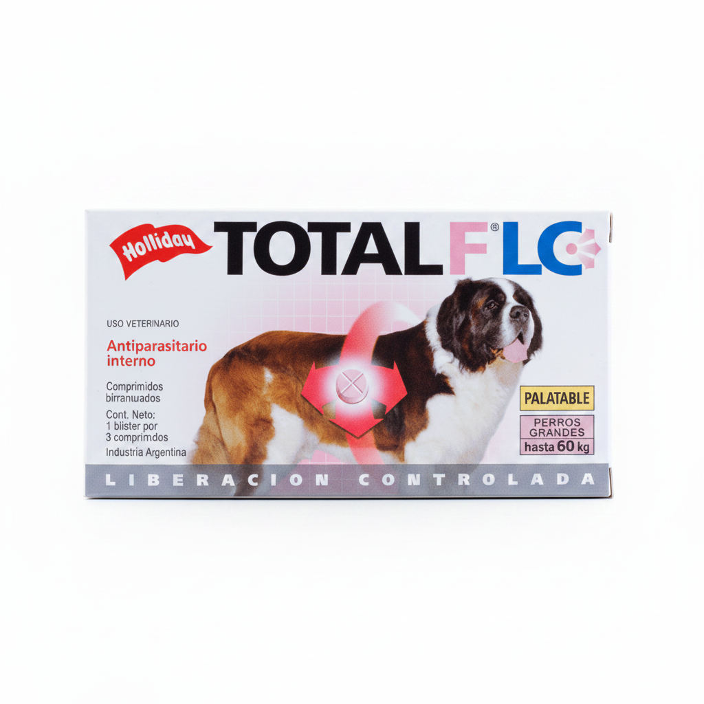 Antiparasitario Interno Total FLC Perro Pequeño (Hasta 10 Kg) 2 Tabletas