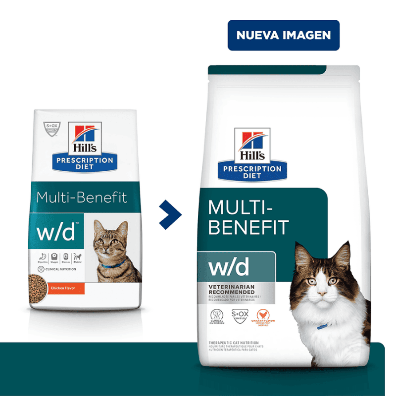 Comida para gato Hills Mantenimimento Peso w/d 4 Lbs