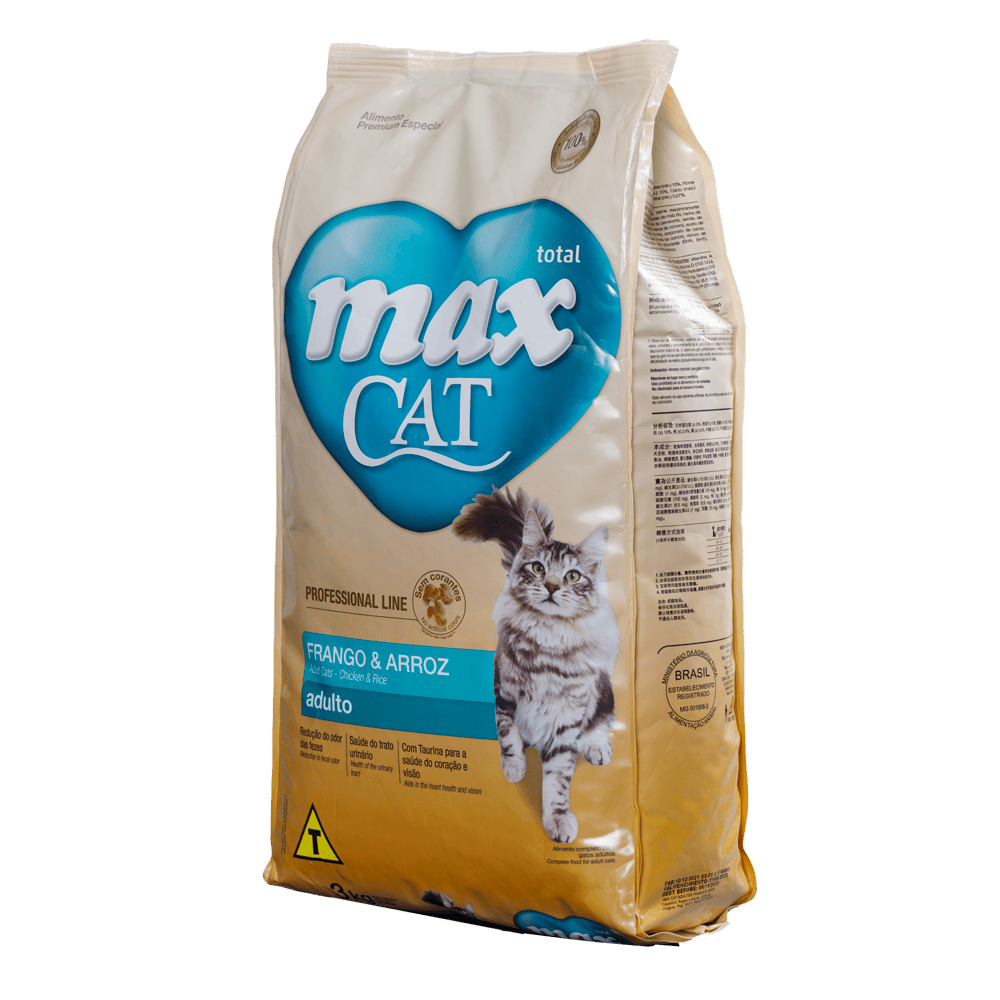 Comida para gato Max Professional Line Adulto Pollo y Arroz 10.1Kg
