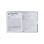 Antiparasitario Externo para perroSimparica 40 MgCaja 1 Tableta (10 a 20 kg)