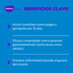 Antiparasitario Interno y Externo para perroSimparica Trio 40 Kg - 60 Kg 1 Tableta