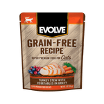 Evolve Cat Turkey Grain Free Pouch 85G