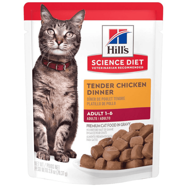 Alimento Húmedo para Gato Adulto Hills Science Diet Pouch Pollo 79 Gr