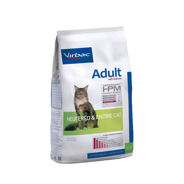 Virbac Adult With Salmon Neutered & Entire Cat