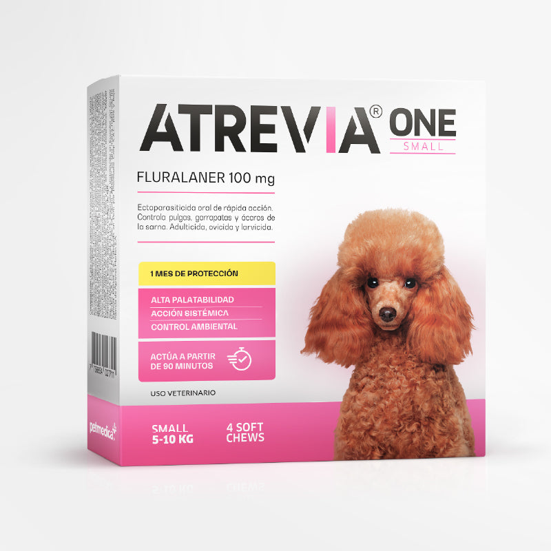 Atrevia One Antipulgas y Antigarrapatas para Perros x 4 Tabletas