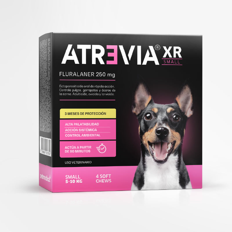 Atrevia XR Antipulgas y Antigarrapatas para Perros x 4 Tabletas