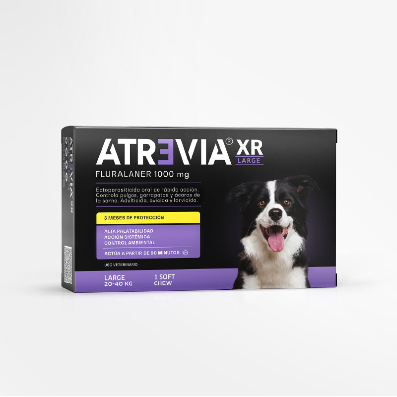 Atrevia XR Antipulgas y Antigarrapatas para Perros x 1 Tableta