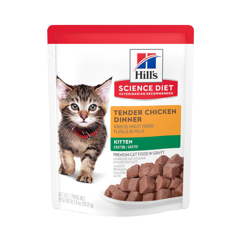 Alimento Húmedo para Gatito Hills Science Diet Kitten Pouch Pollo 79 Gr