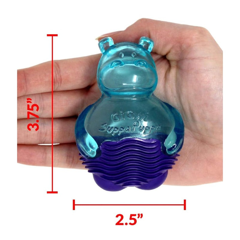 Hipopótamo Juguete Perro Puppa Hippo Blue