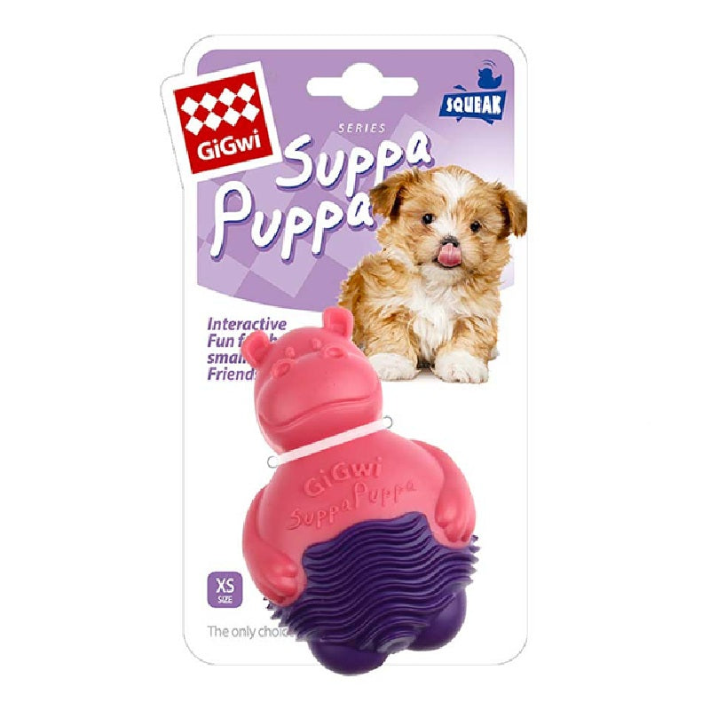 Juguete Perro Puppa Hippo Pink