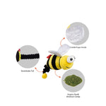Abeja Juguete Gato Yellow Bee Zumbido