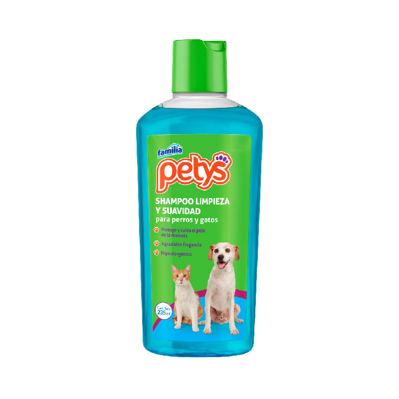 Shampoo Petys Limpieza Y Suavidad x 235 Ml