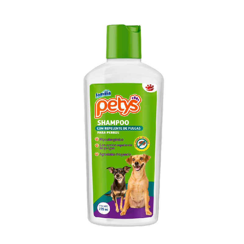 Shampoo Petys Repelente Pulgas x 235 Ml