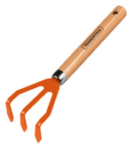 Rastrillo de 3 Dientes con Mango de Madera
