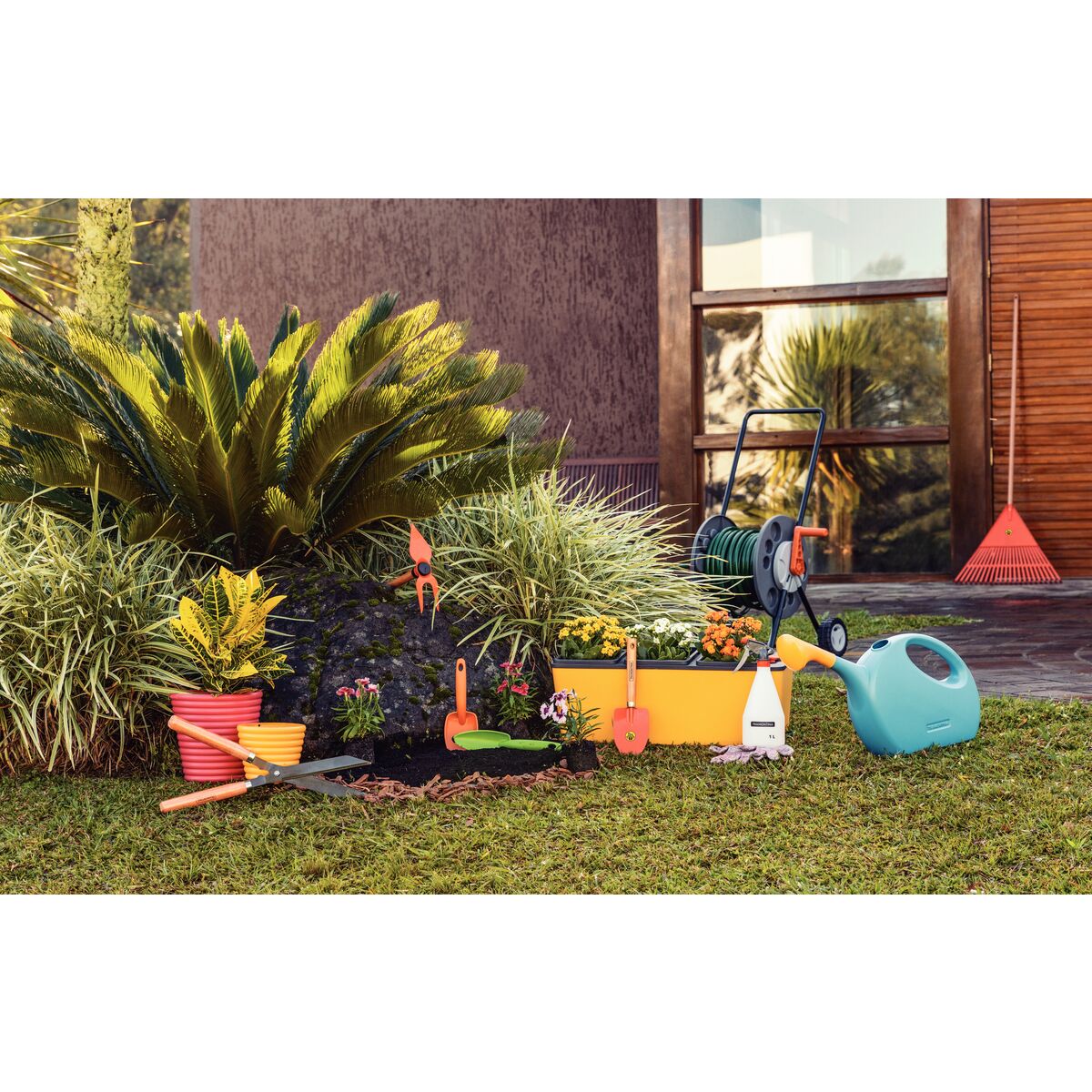 Regadera Plástica Azul 7 L