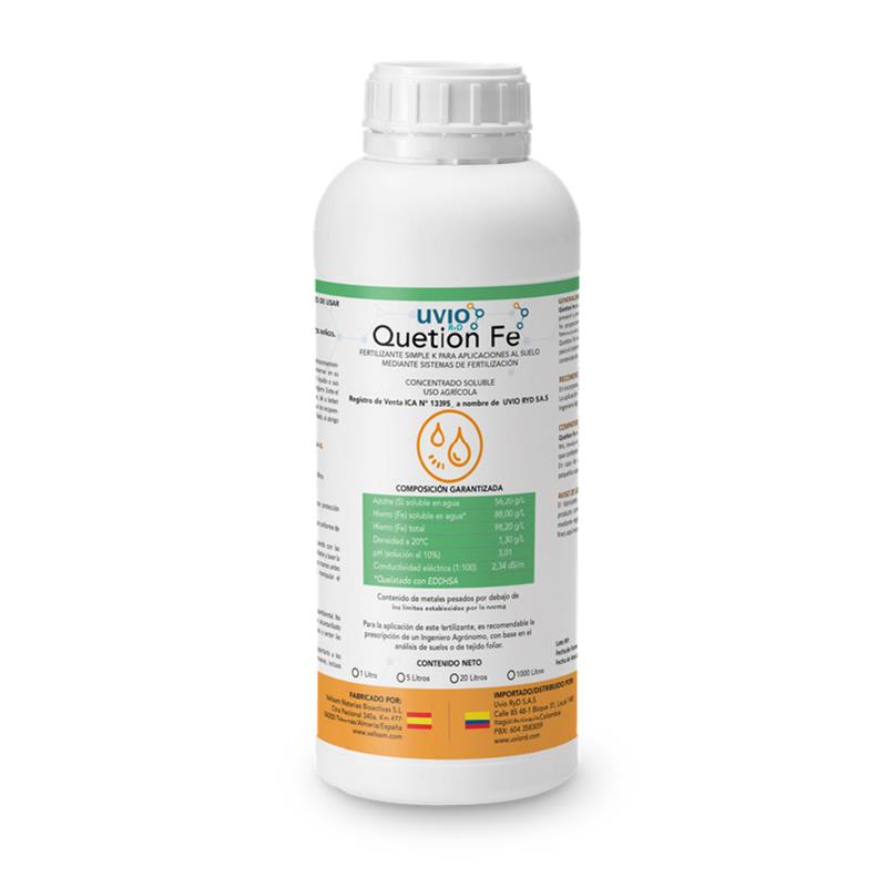 Quetion Fe x 1 L Fertilizante Líquido