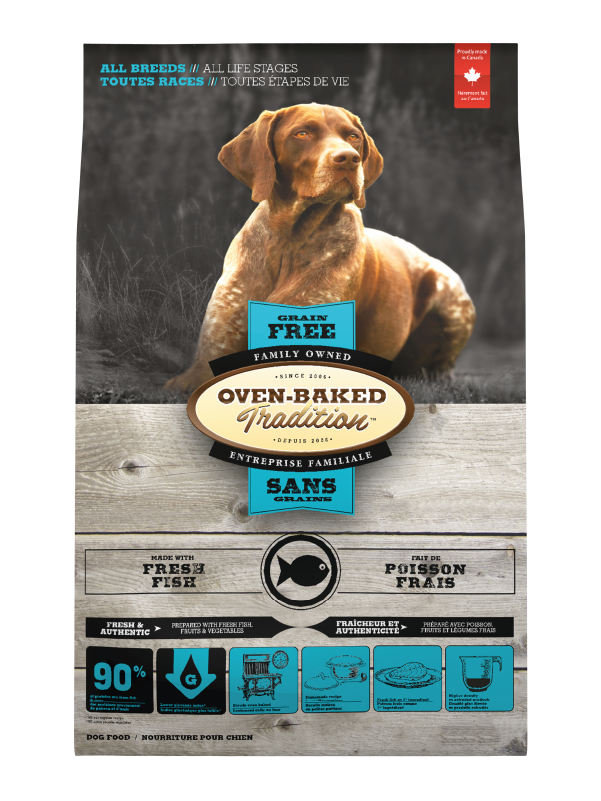 Oven Baked Pescado Libre de Granos para Perros Todas las Razas x 5.67 kg