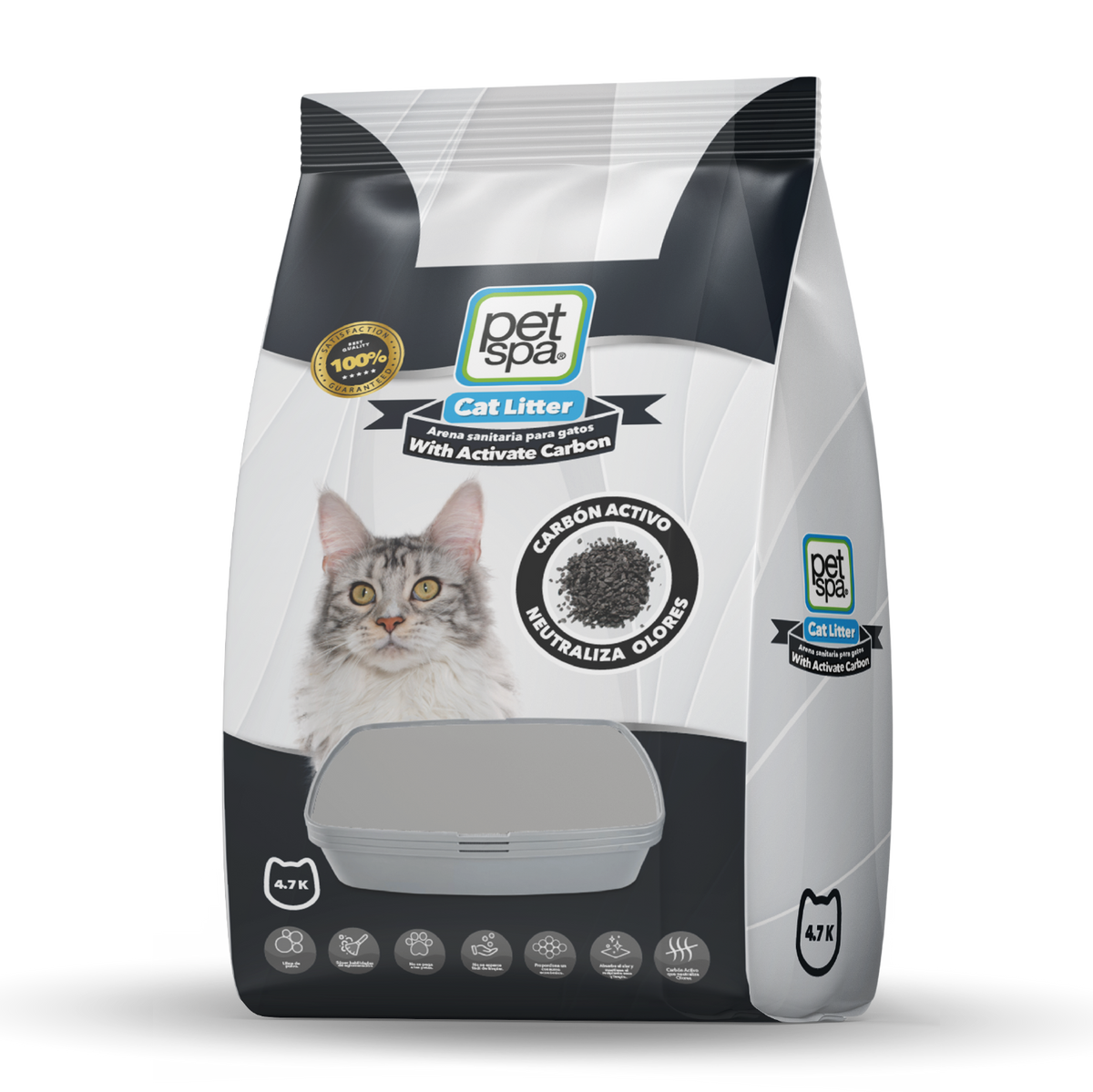 Arena Pet Spa Carbón Activo 4.7 Kg