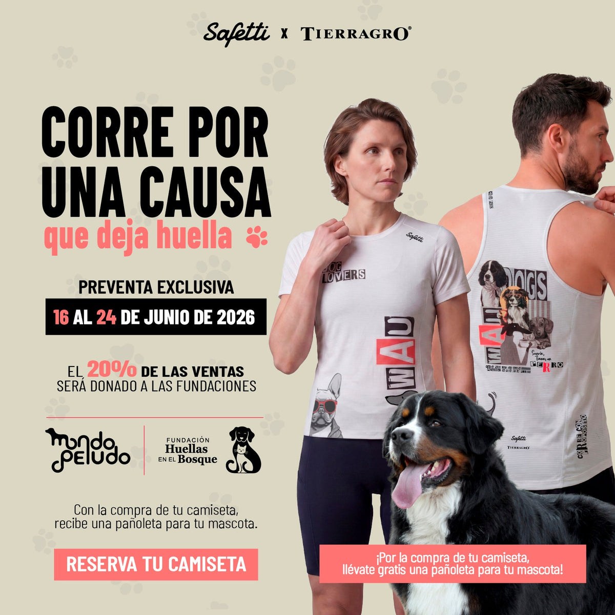 Camiseta Manga Sisa Tierragro 2026 Mujer