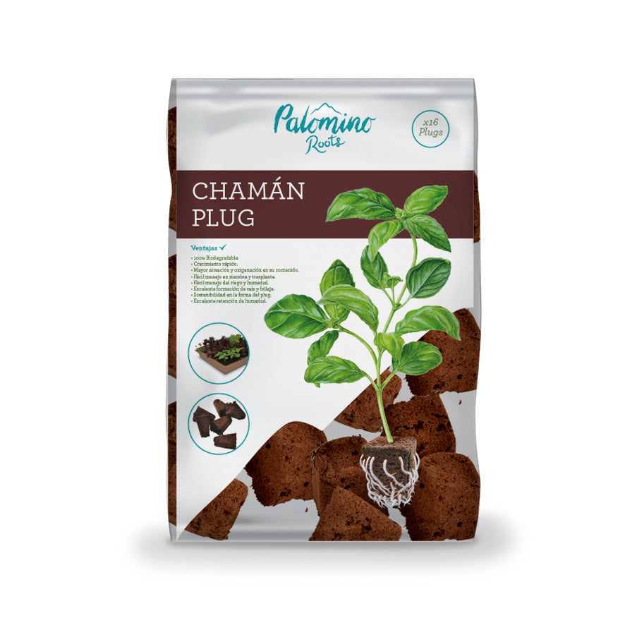 Beneficios:16 unidades para múltiples plantas Excelente retención de humedad Ideal para germinación y trasplante ¡Empieza tu huerto con Chaman Plugs, calidad garantizada!