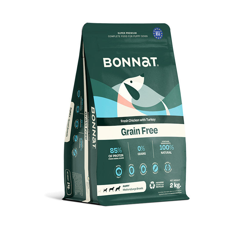 Bonnat Grain Free Perro Puppy Medium/Large Breeds 2 Kg