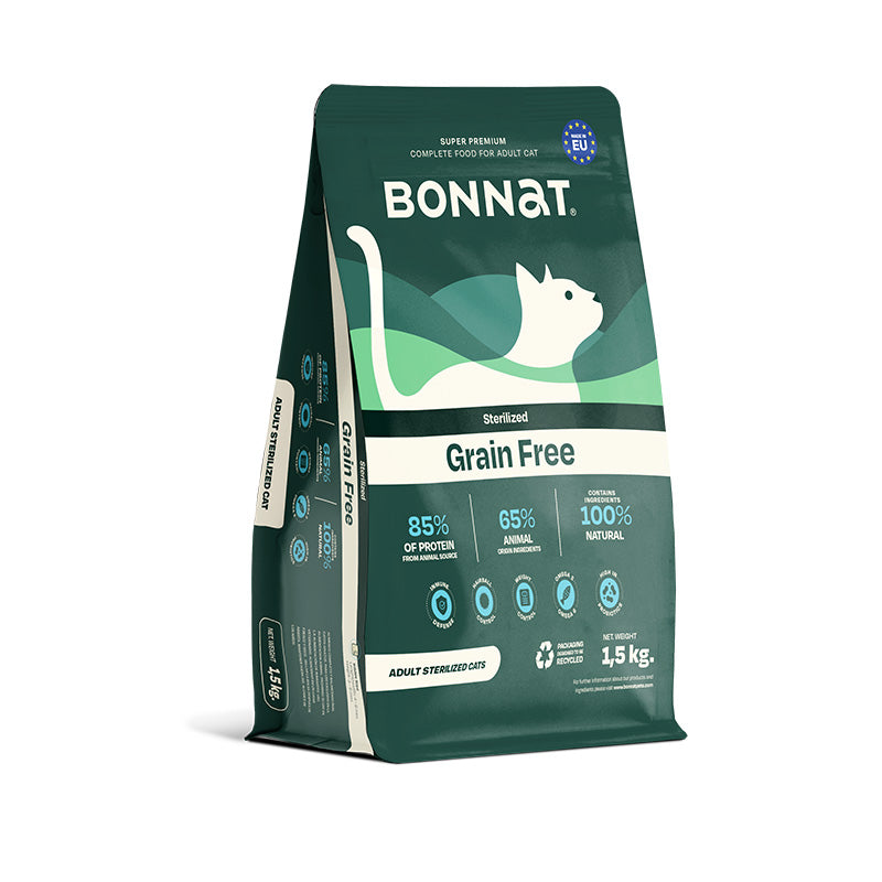 Bonnat Grain Free Gato Sterilized 1.5 Kg