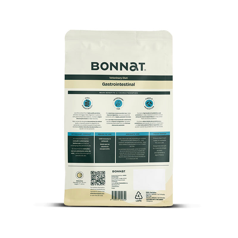 Bonnat Veterinary Diet Perro Gastrointestinal 2 Kg