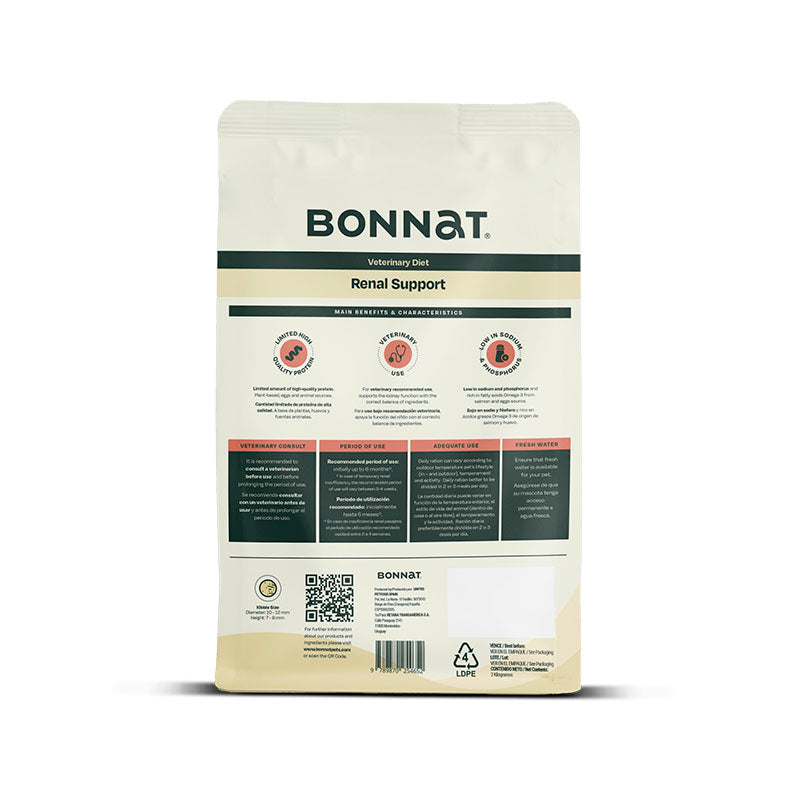 Bonnat Veterinary Diet Perro Renal Suport 2 Kg
