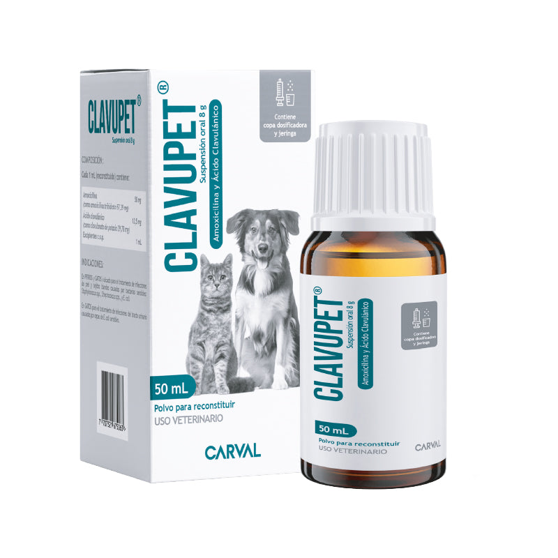 Clavupet x 50 ml. Antibiótico