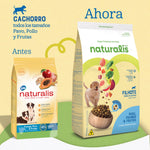 Brinda a tu cachorro el mejor comienzo en la vida con Naturalis Perú, Frango & Frutas Puppy, un alimento Super Premium que combina proteínas seleccionadas con una variedad de ingredientes nutritivos y sabrosos.Este alimento está especialmente formulado para ofrecer una dieta equilibrada y deliciosa, perfecta para el crecimiento y desarrollo óptimos de tu cachorro.