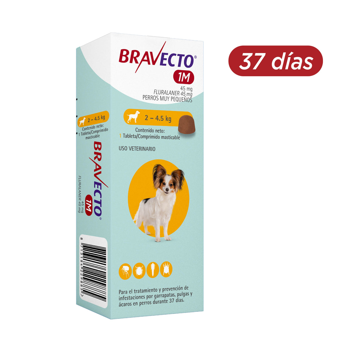 Bravecto 37 Días De Protección