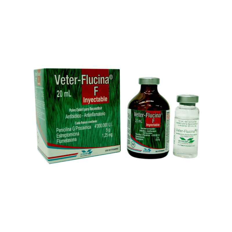 Veter-Flucina Inyectable X 20 Ml