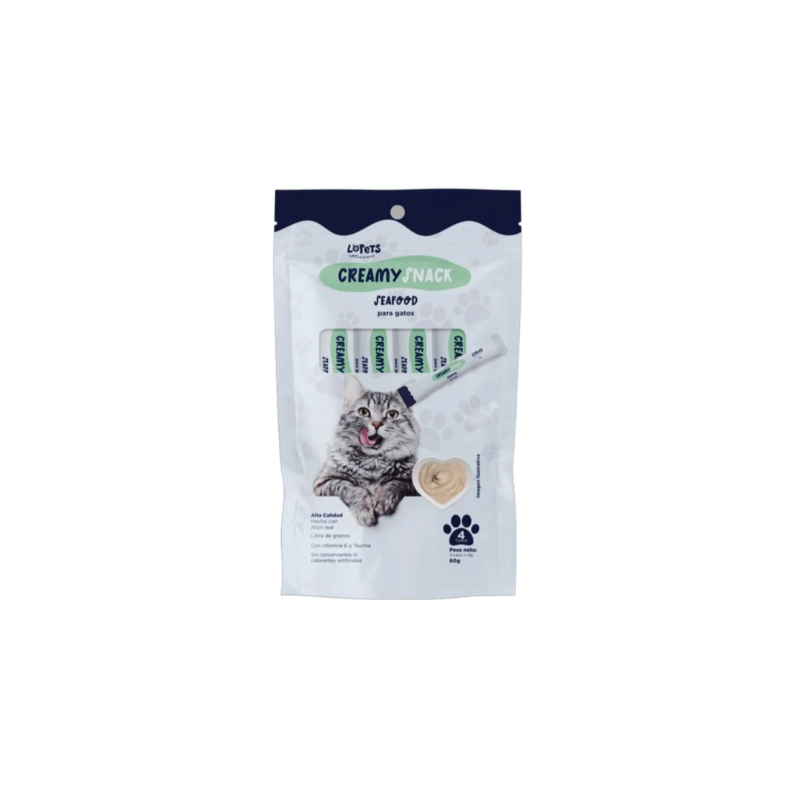 Creamy Snack Gato Sea Food 4 x 15 g