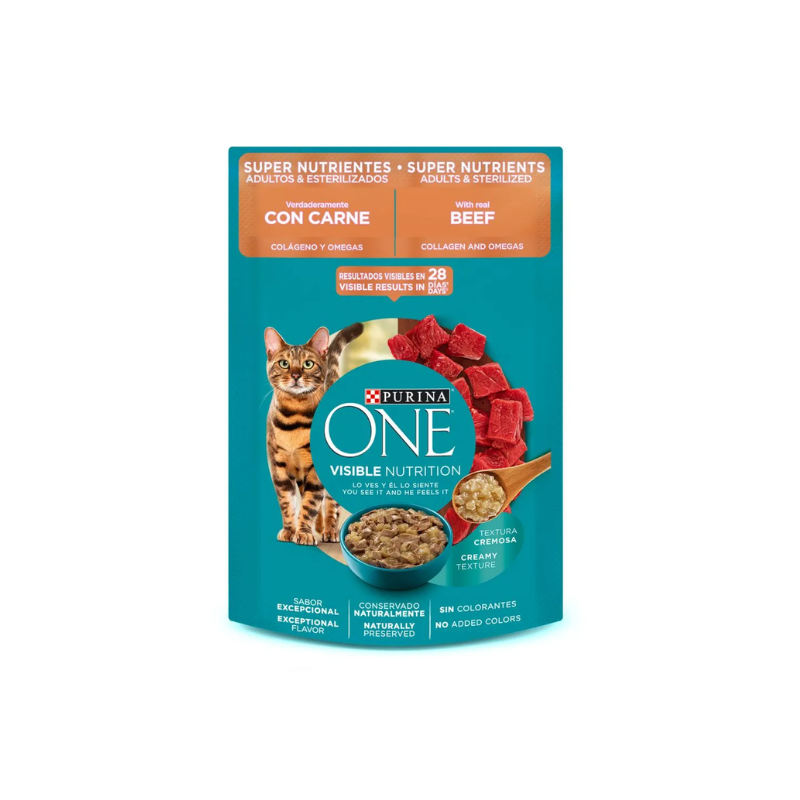 One Gato Adulto Esterilizado Carne x 85 g