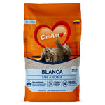 CanAmor Arena Sanitaria Blanca para Gatos