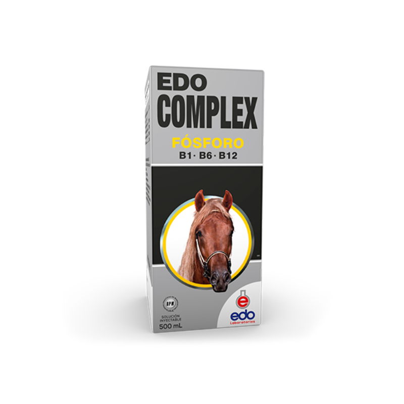 Edo Complex Iny Fco x 500 Ml vitamina para caballos