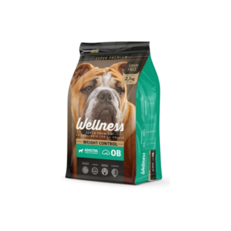 Wellness Super Premium Control Peso Perro Adulto 2.5Kg