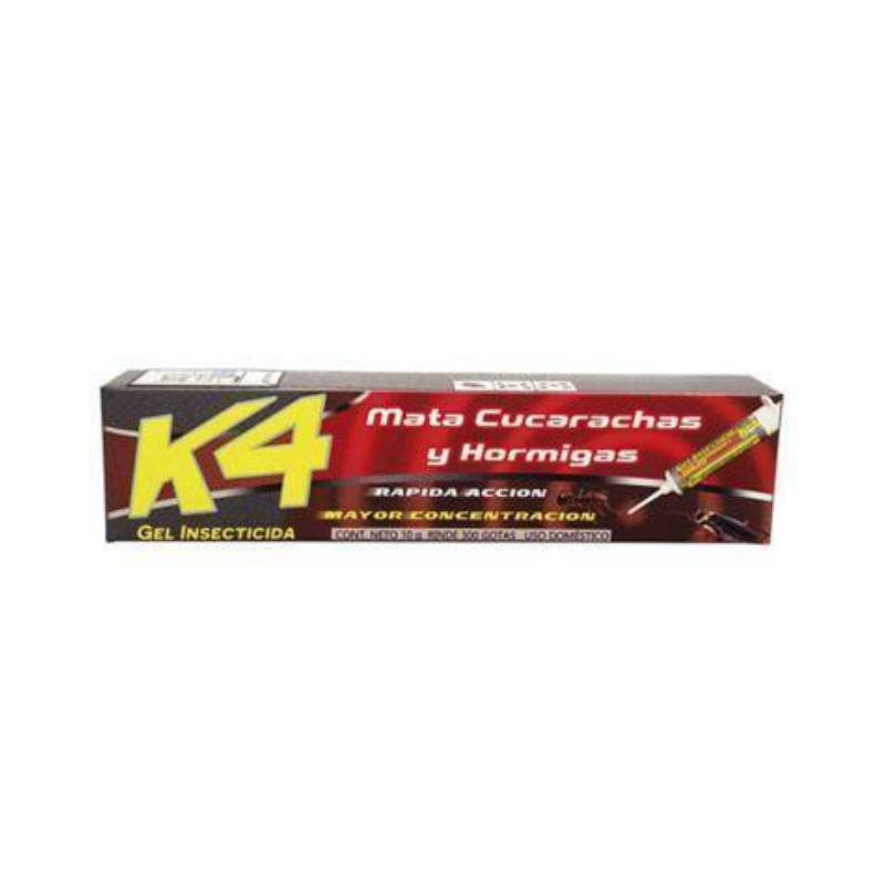 Gel Insecticida K4 x 10 Gr Mata Cucarachas
