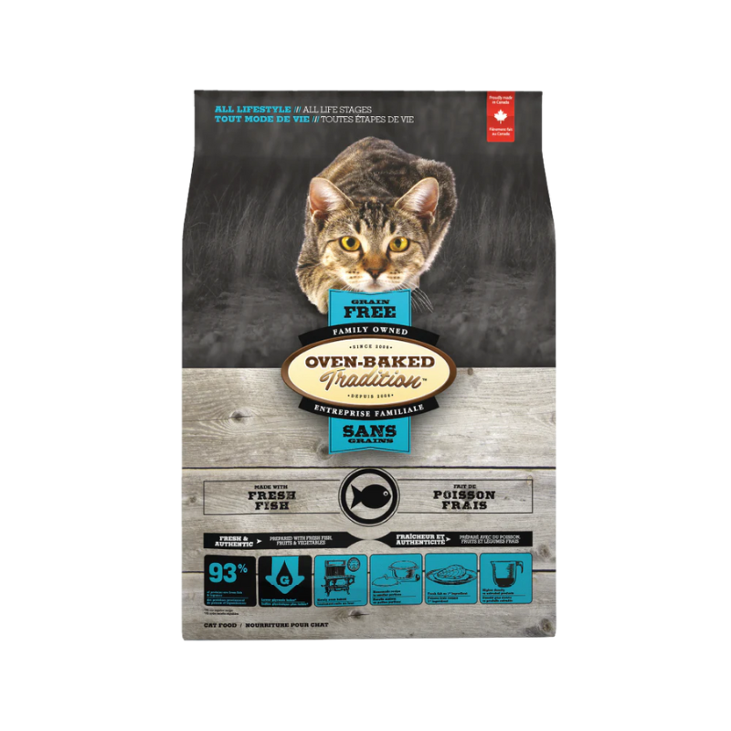 Oven Baked Tradition Pescado Libre De Grano Para Gato 2.27 Kg