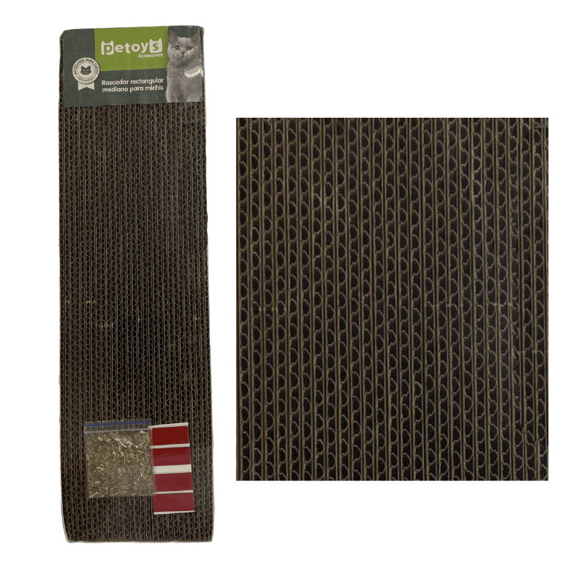 Rascador Rectangular Mediano Gato Petoys