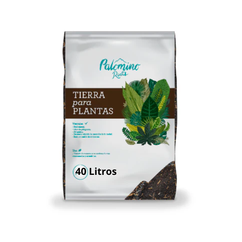 Tierra Negra Para Plantas 40 Litros