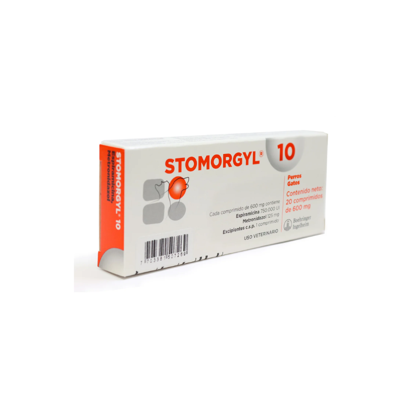 Stomorgyl 10 (20 Comprimidos)