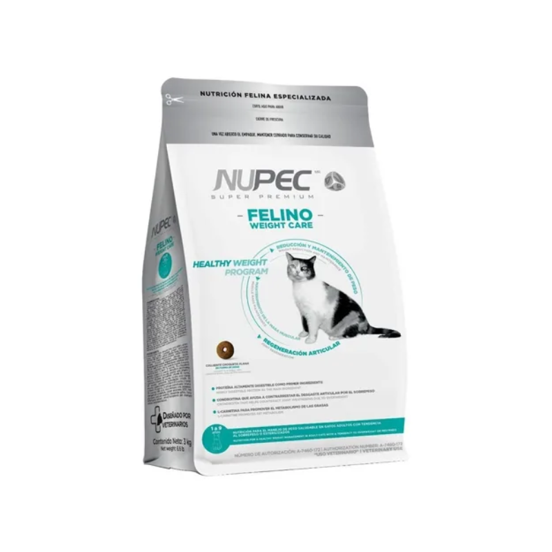 Nupec Gato Control de Peso x 3 Kg